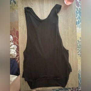 Black top with cutout back